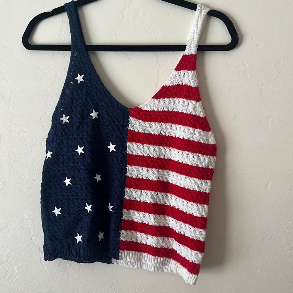 American Flag tank top